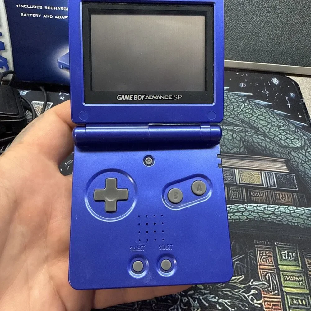 Nintendo GameBoy Advance SP GBA Handheld Console Complete Very Good Condition